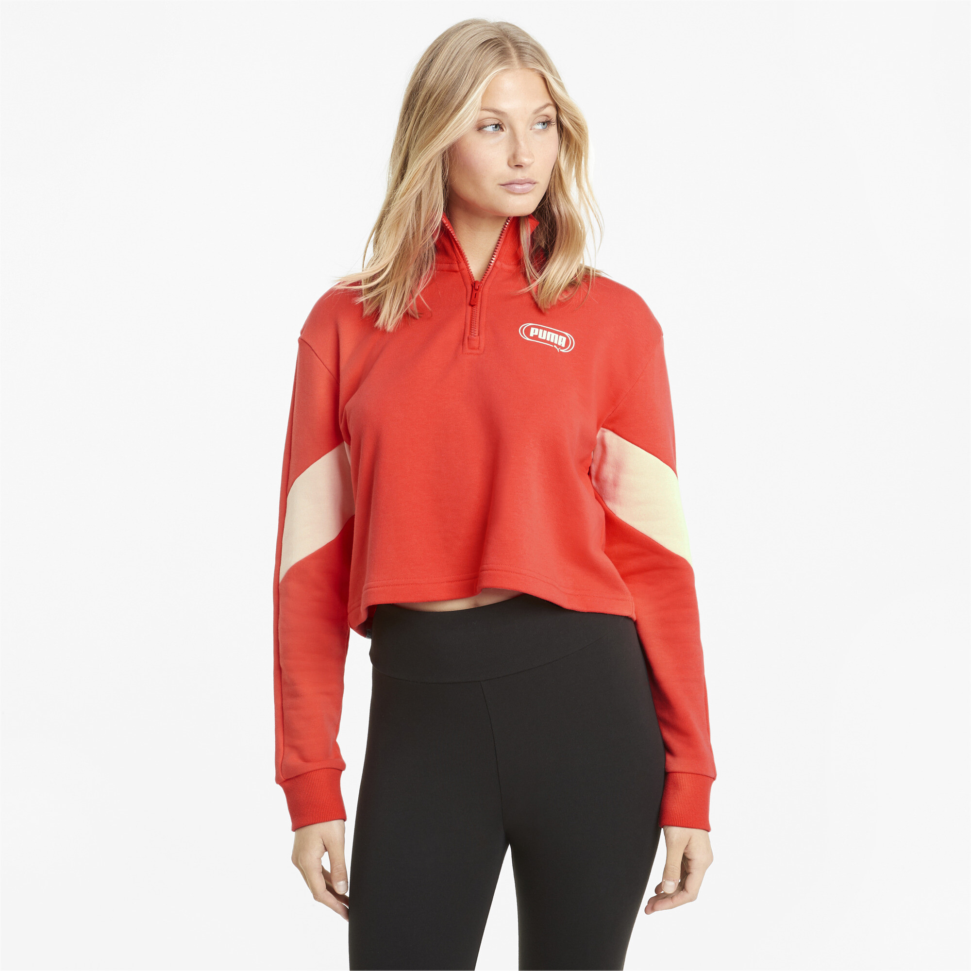 Puma rebel 2025 half zip turtleneck