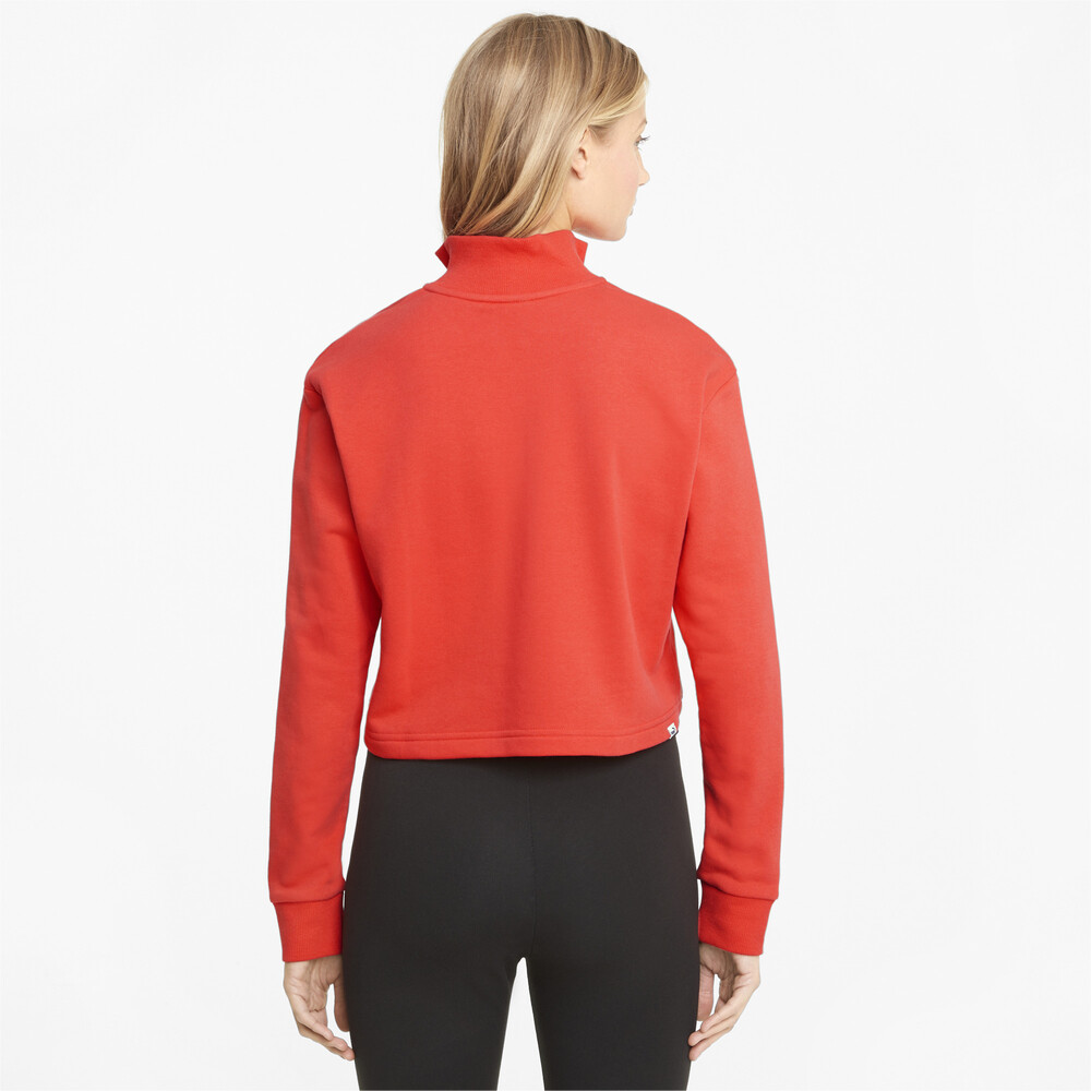 

PUMA - female - Толстовка Rebel Half-Zip Crew Neck Women' Sweater – Poppy Red –, Красный