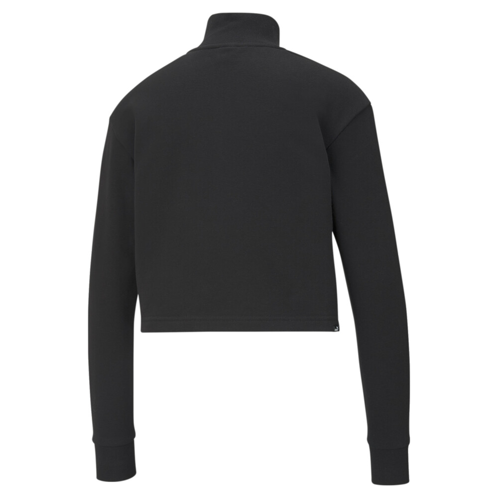 фото Толстовка rebel half-zip crew neck women's sweater puma