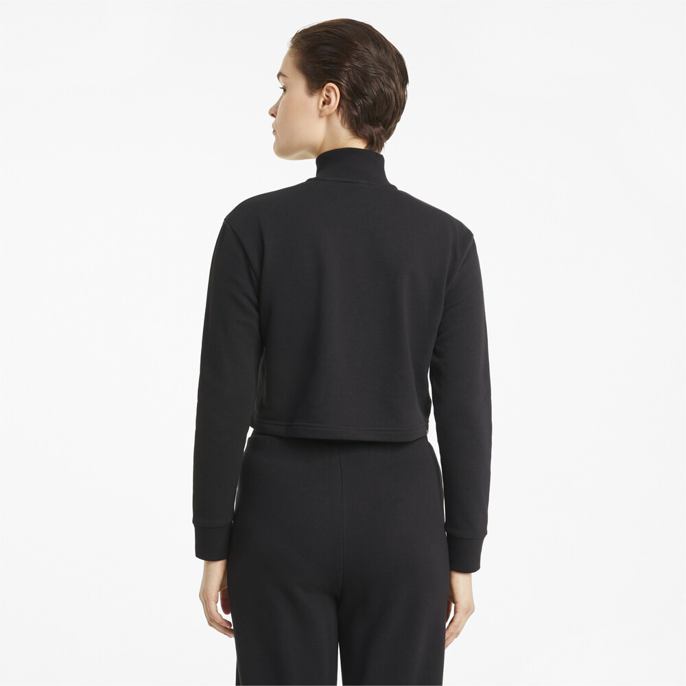 

PUMA - female - Толстовка Rebel Half-Zip Crew Neck Women's Sweater – Puma Black-Untamed –, Черный