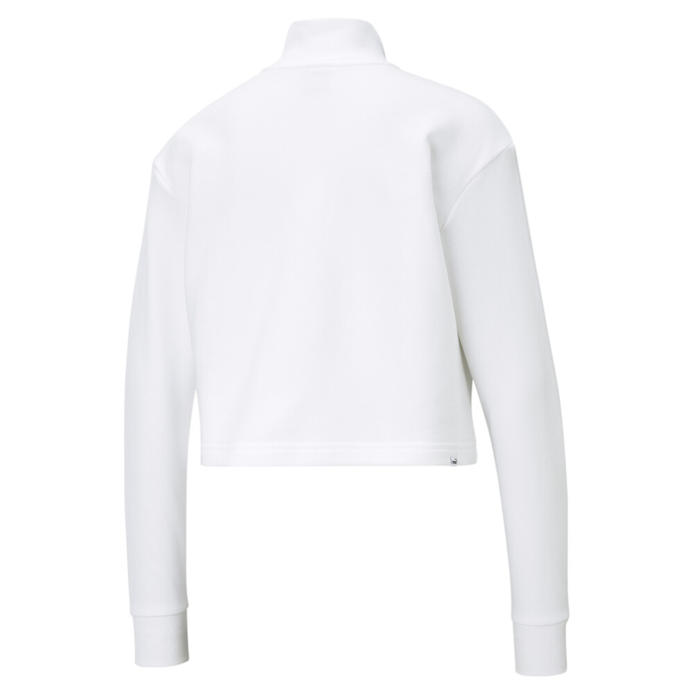 фото Толстовка rebel half-zip crew neck women's sweater puma
