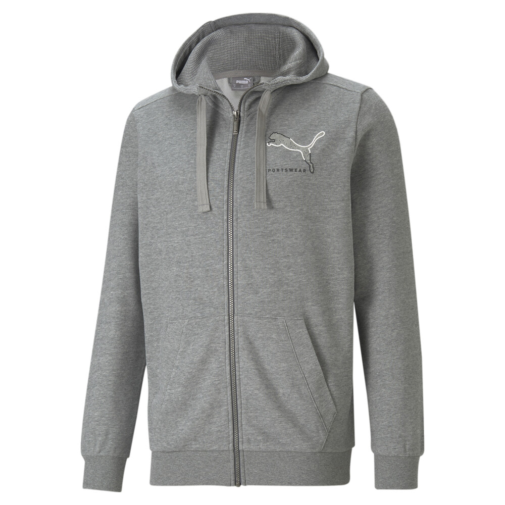 фото Толстовка athletics full-zip men's hoodie puma