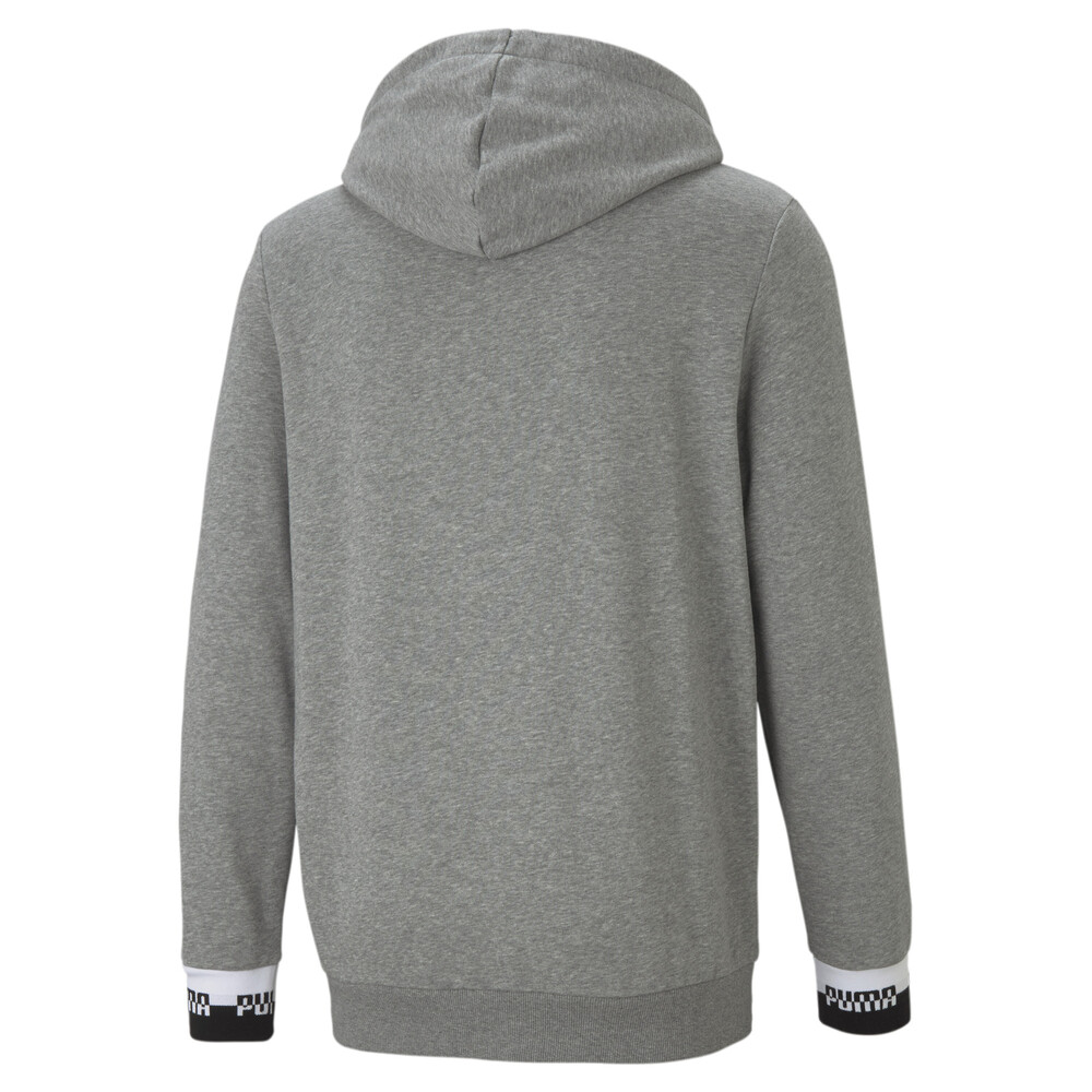 

PUMA - male - Толстовка Amplified Full-Zip Men' Hoodie – Medium Gray Heather –, Серый