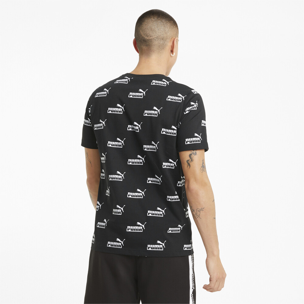 

PUMA - male - Футболка Amplified Printed Men's Tee – Puma Black –, Черный