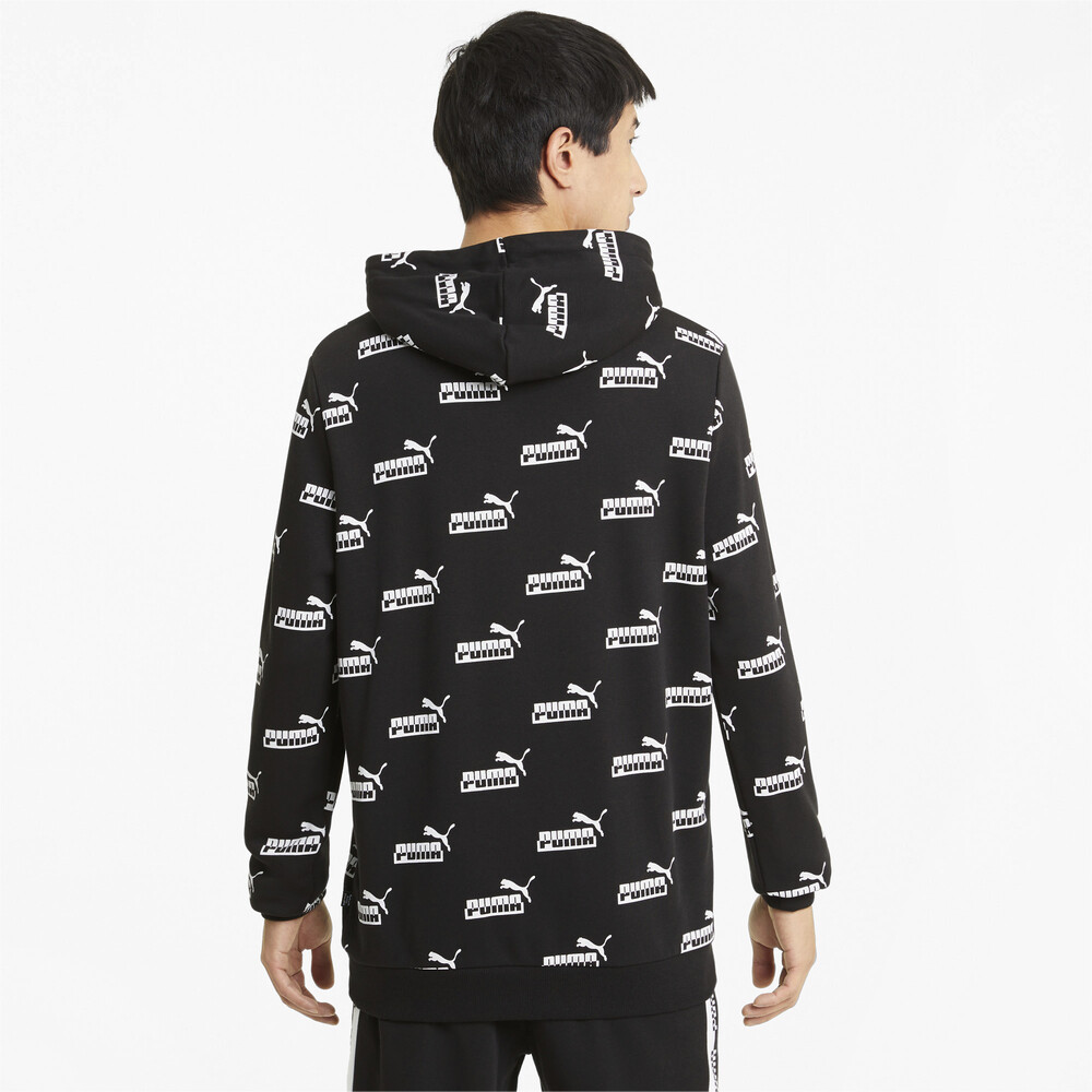 

PUMA - male - Толстовка Amplified Printed Men's Hoodie – Puma Black –, Черный