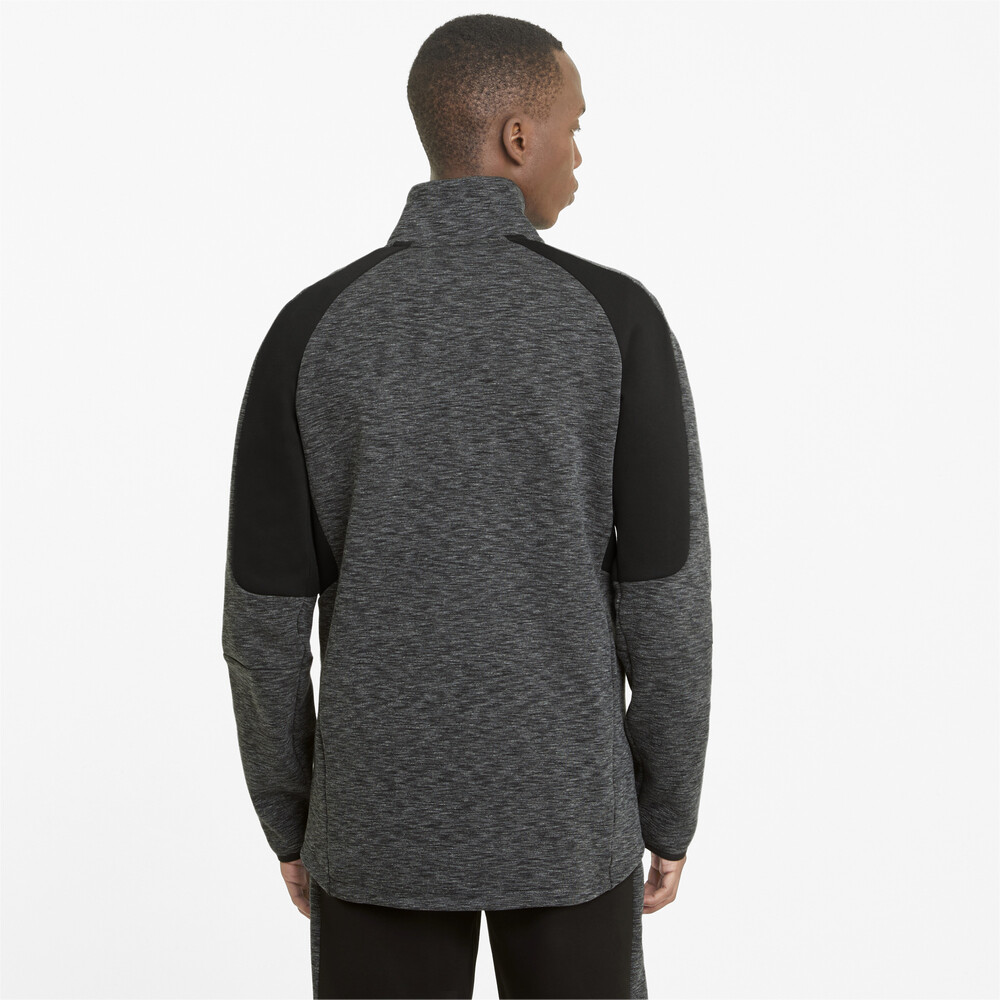 

PUMA - male - Толстовка Evostripe Half-Zip Men' Sweater – Puma Black –, Черный