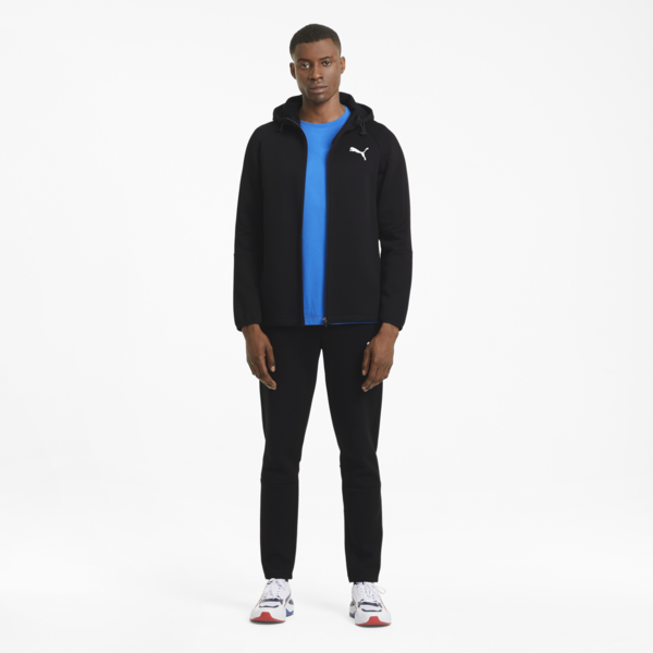 Campera con capucha para hombre Evostripe, Puma Black, large-ARG