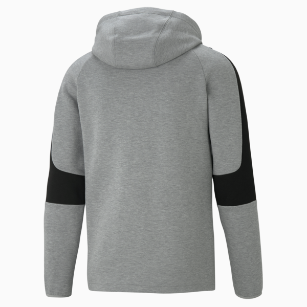 Campera con capucha para hombre Evostripe, Medium Gray Heather, large-ARG