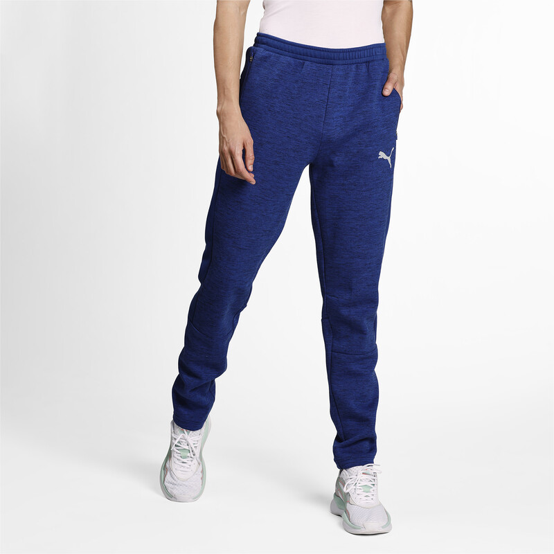 

Men's PUMA Evostripe Slim Pants, Black/blue