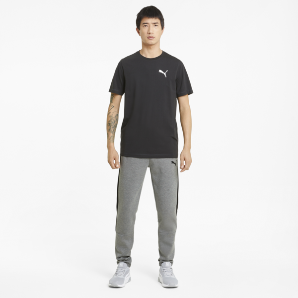 Pantalones deportivos para hombre Evostripe, Medium Gray Heather, large-ARG