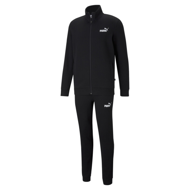 

Men's PUMA Clean Slim Fit Track Suit, Black