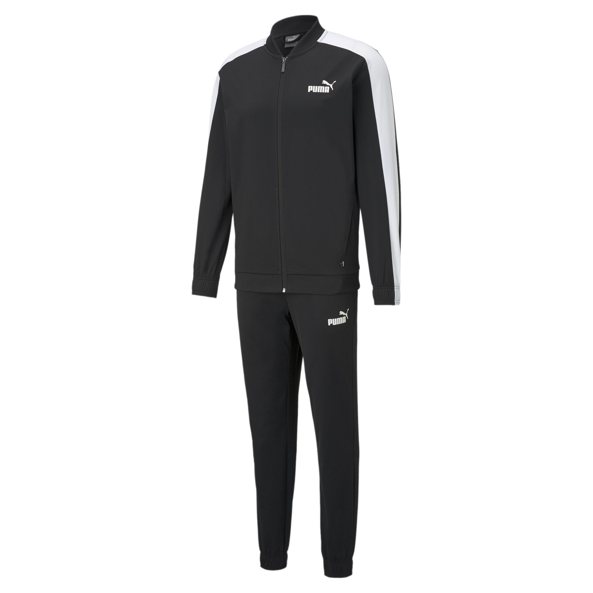 Men's Puma Baseball Tricot's Tracksuit, Black, Size 3XL, Clothing