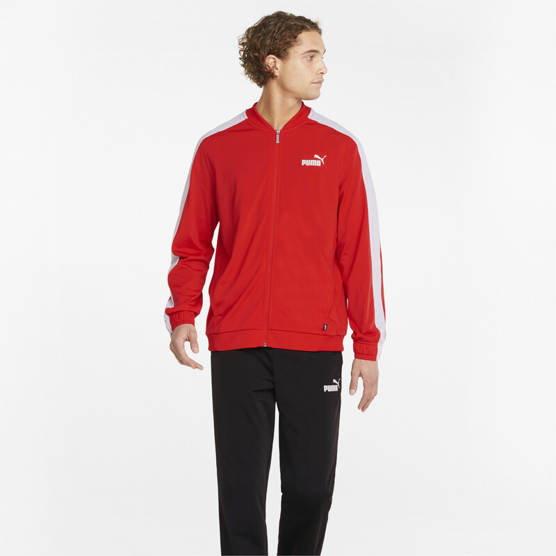 

Men's PUMA Baseball Tricot Regular Fit Track Suit, Red
