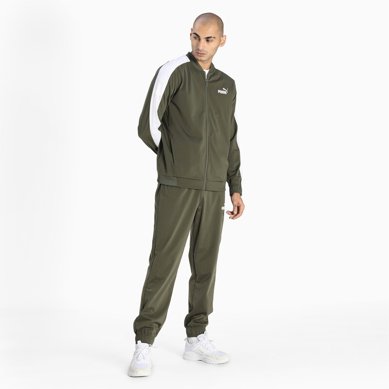 

Men's PUMA Baseball Tricot Regular Fit Track Suit, Gray