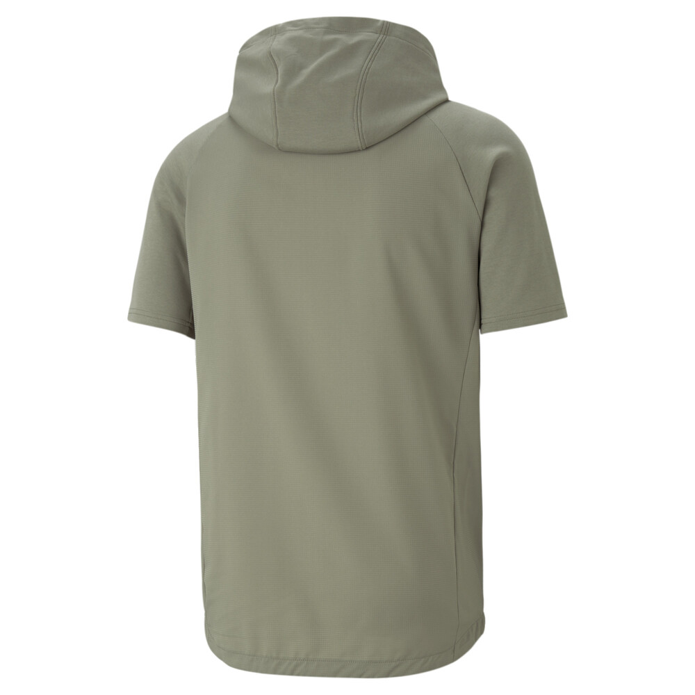 

PUMA - male - Толстовка с коротким рукавом Evostripe Short Sleeve Men's Jacket – Vetiver –, Серый