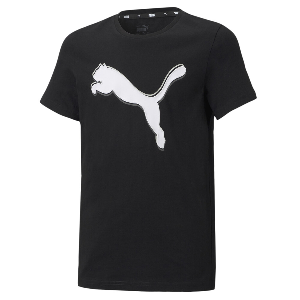 Alpha Graphic Youth Tee Black PUMA