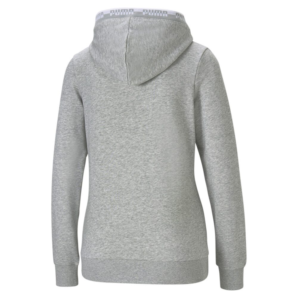 

PUMA - female - Толстовка Amplified Full-Zip Women' Hoodie – Light Gray Heather –, Серый