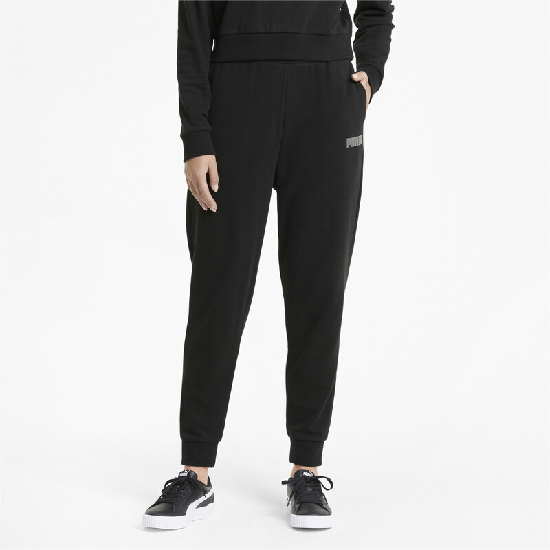 

Women's PUMA Modern Basics High Waist Pants, Black