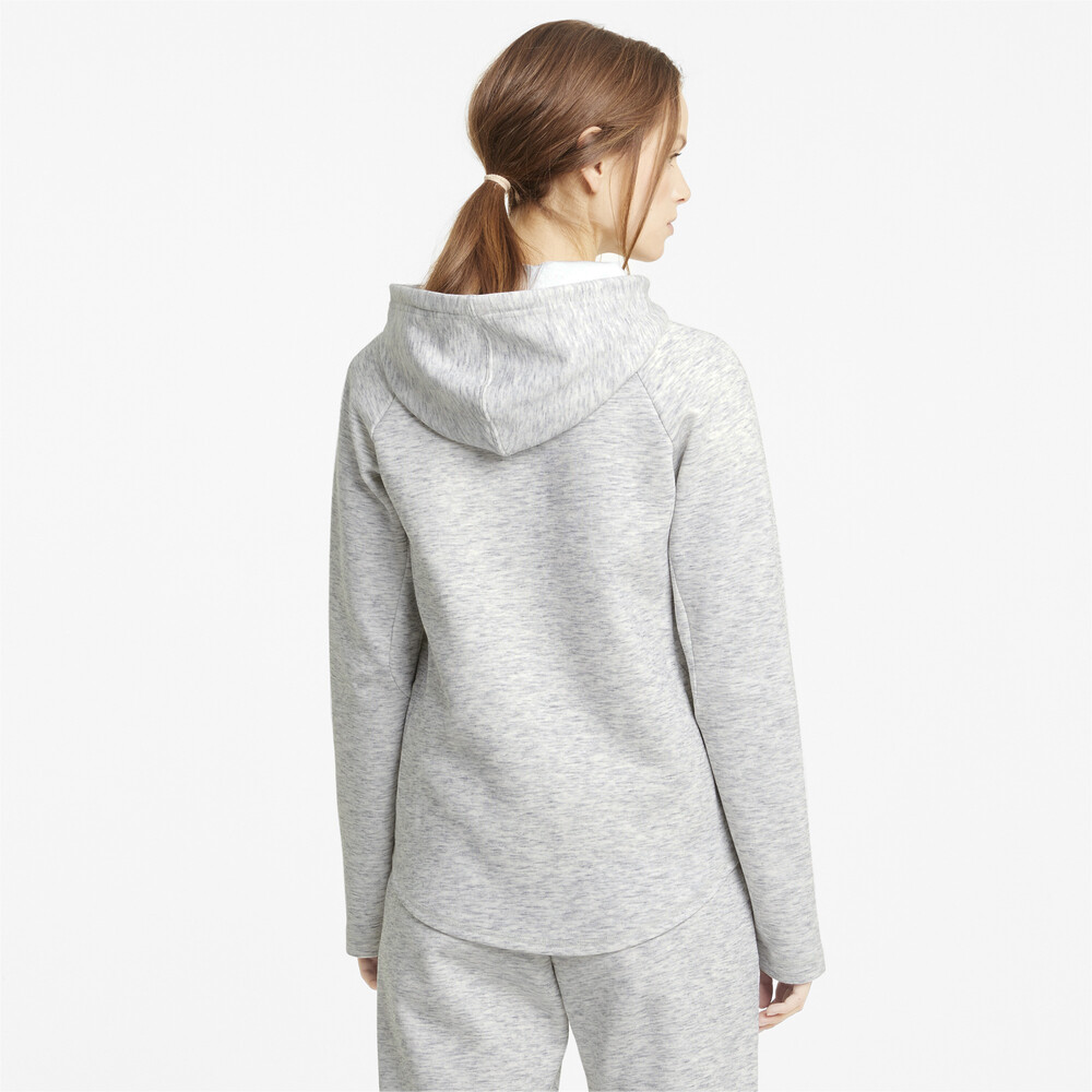 

PUMA - female - Толстовка Evostripe Full-Zip Women' Hoodie – Puma White-Heather –, Белый