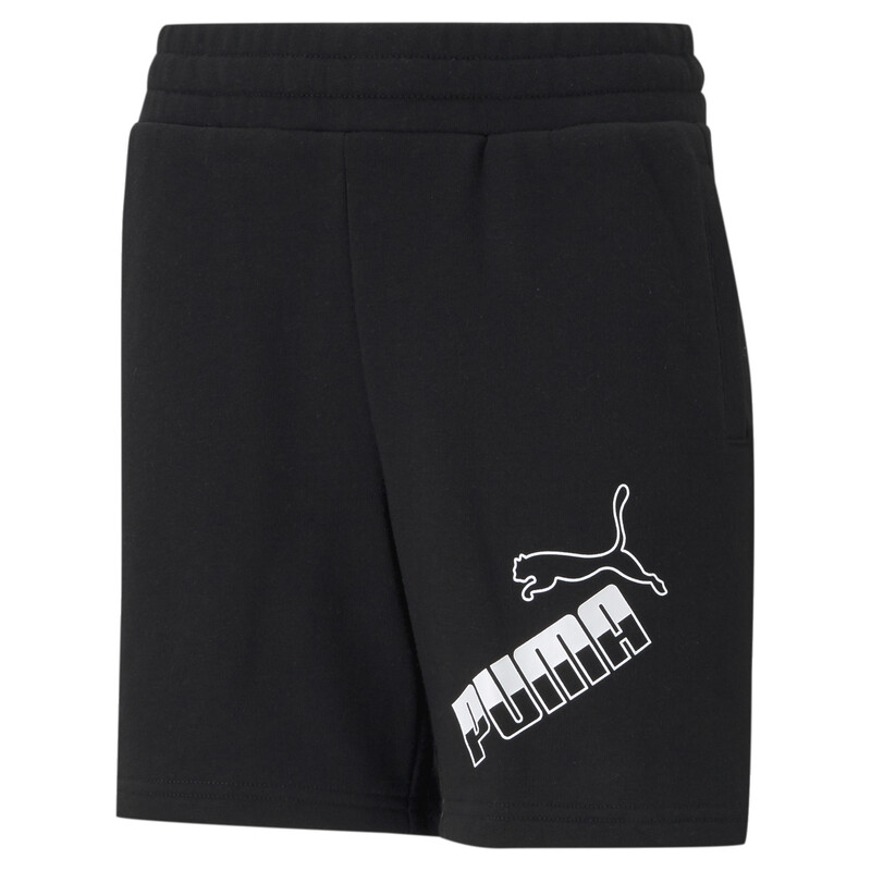 

PUMA Amplified Big Logo Youth Shorts, Black