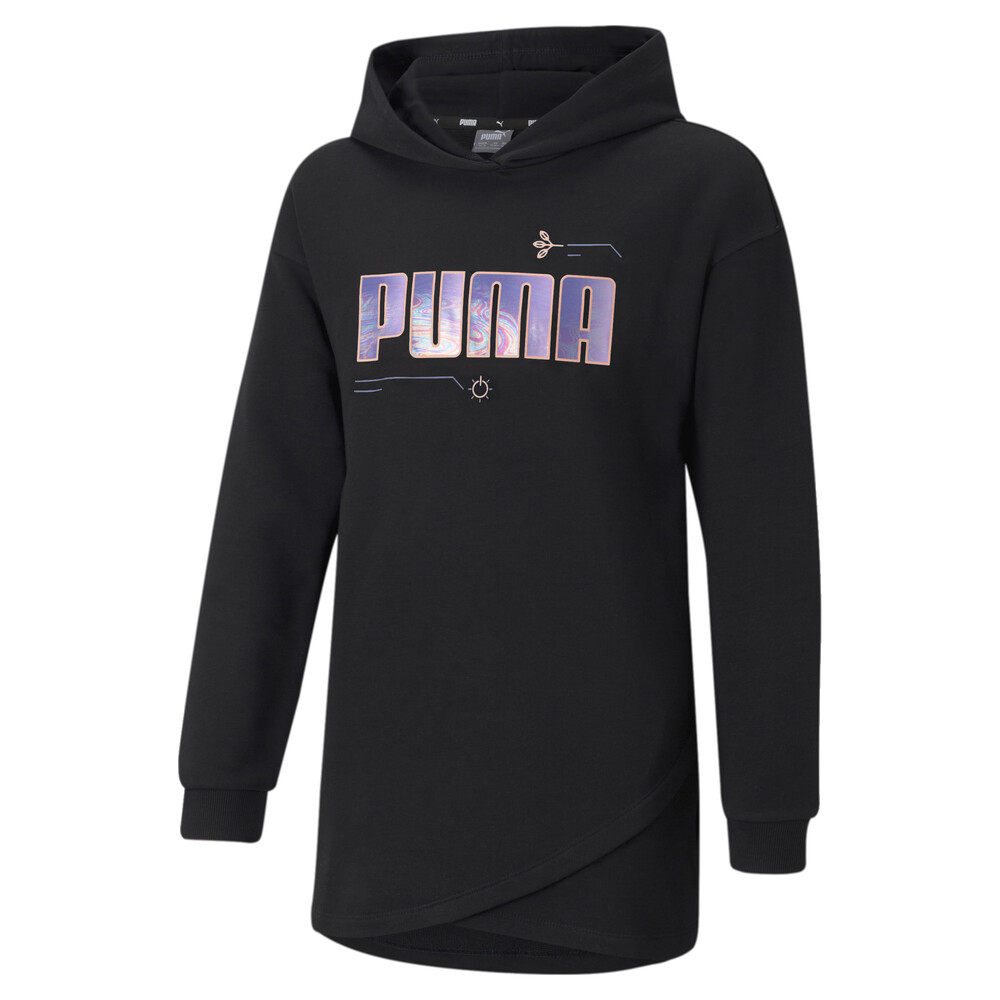 фото Детская толстовка alpha elongated youth hoodie puma