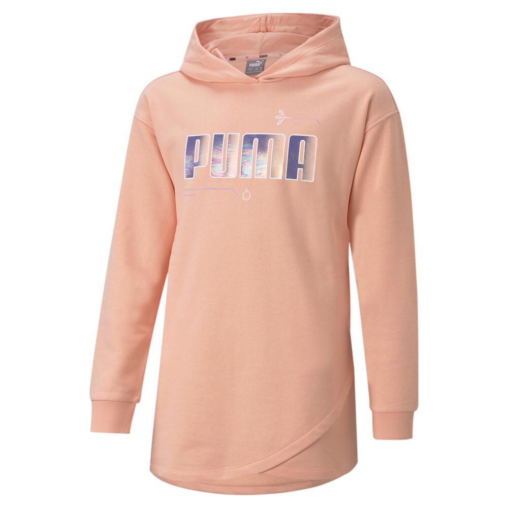 фото Детская толстовка alpha elongated youth hoodie puma