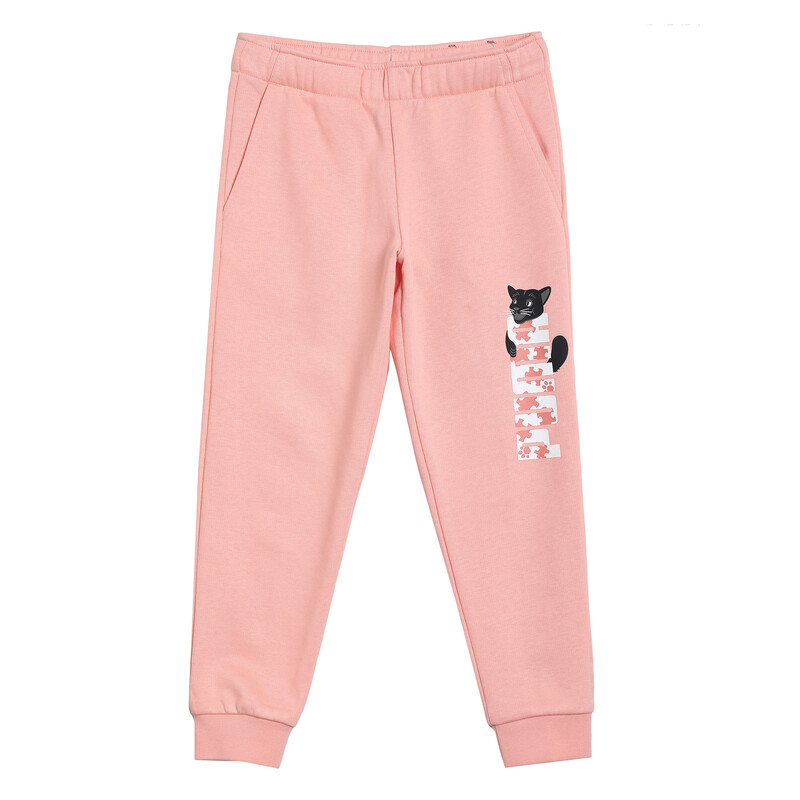 

PUMA Paw Kids' Sweatpants, Black/blue
