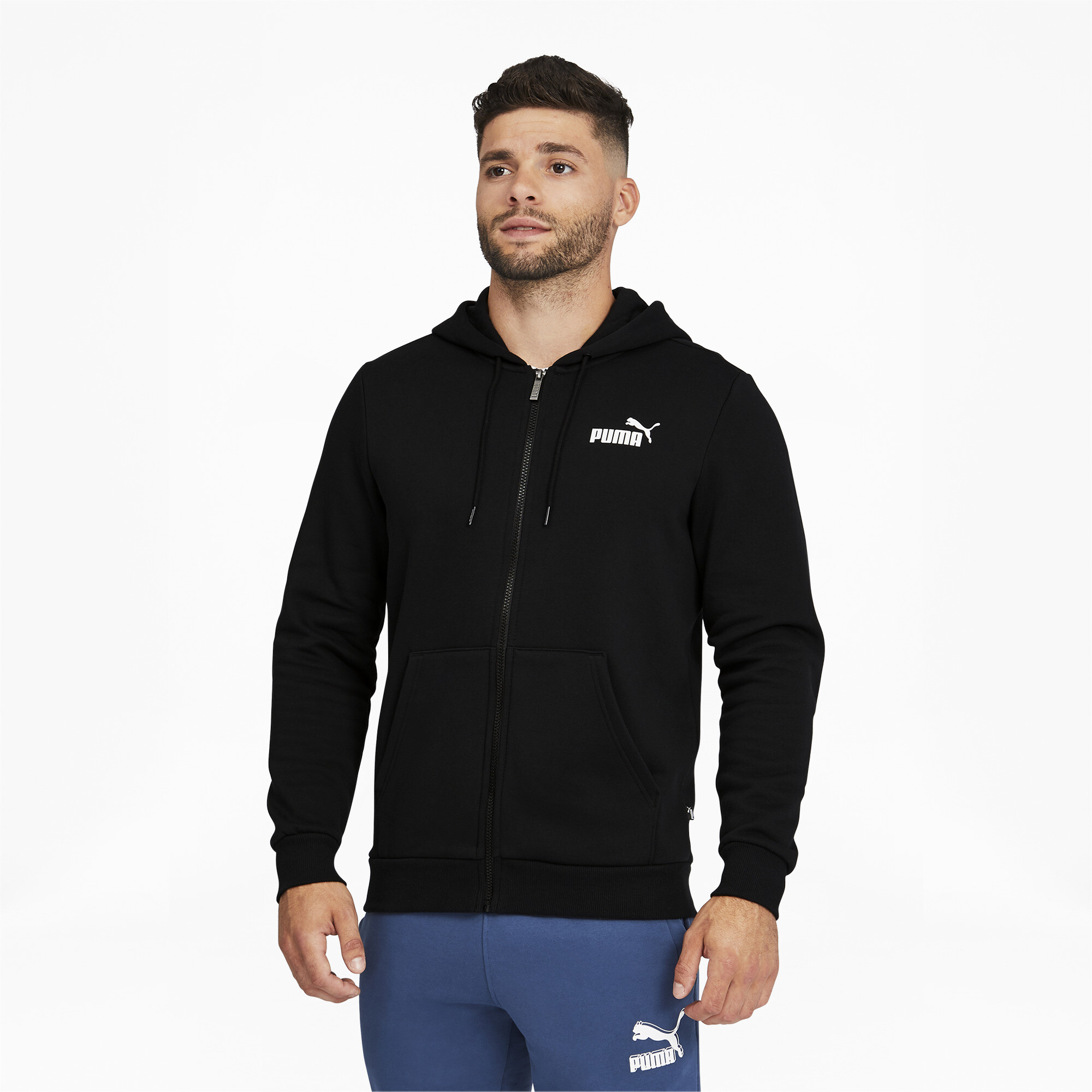 PUMA Men's Essentials Full Zip Hoodie | eBay