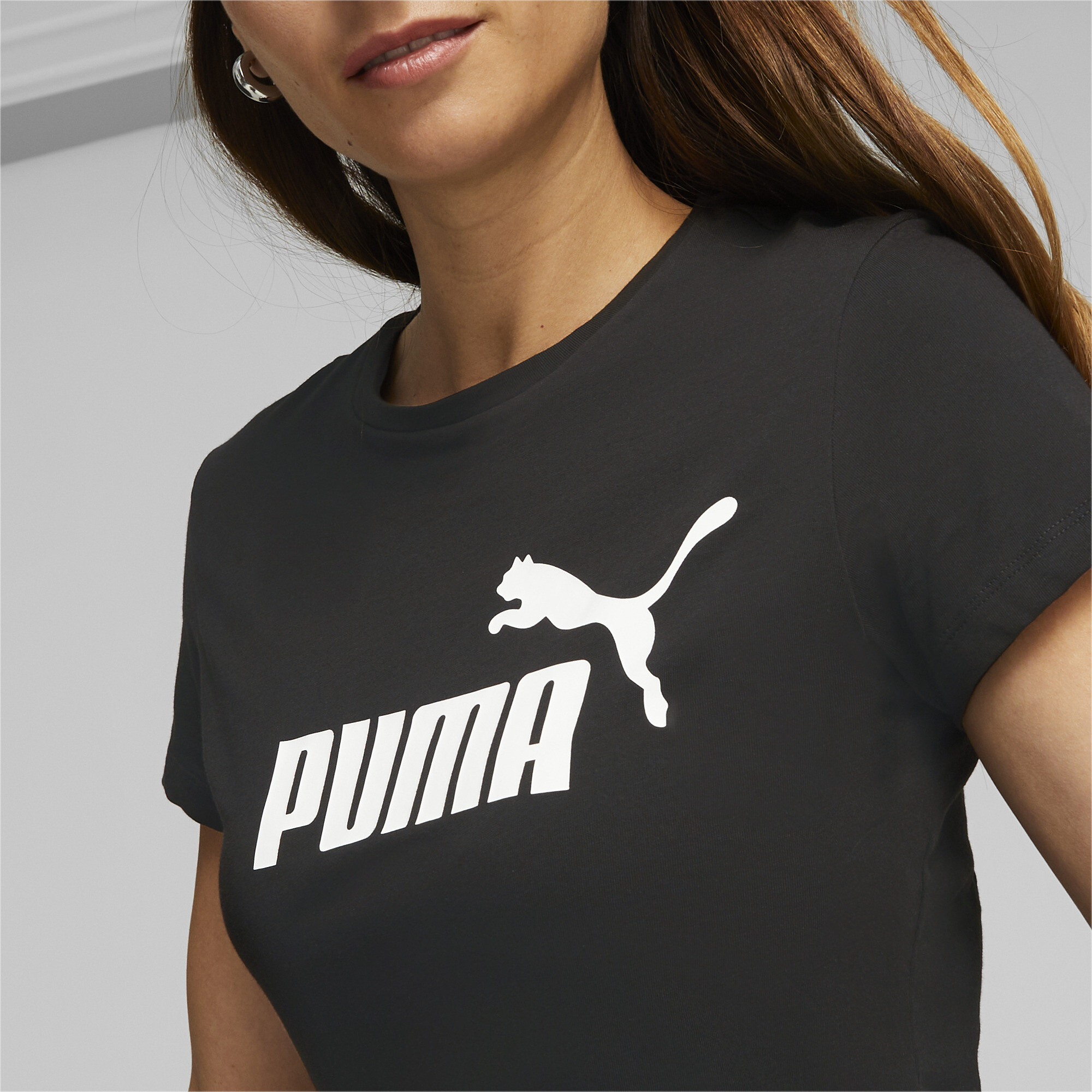 PUMA Women's Essentials Logo Tee