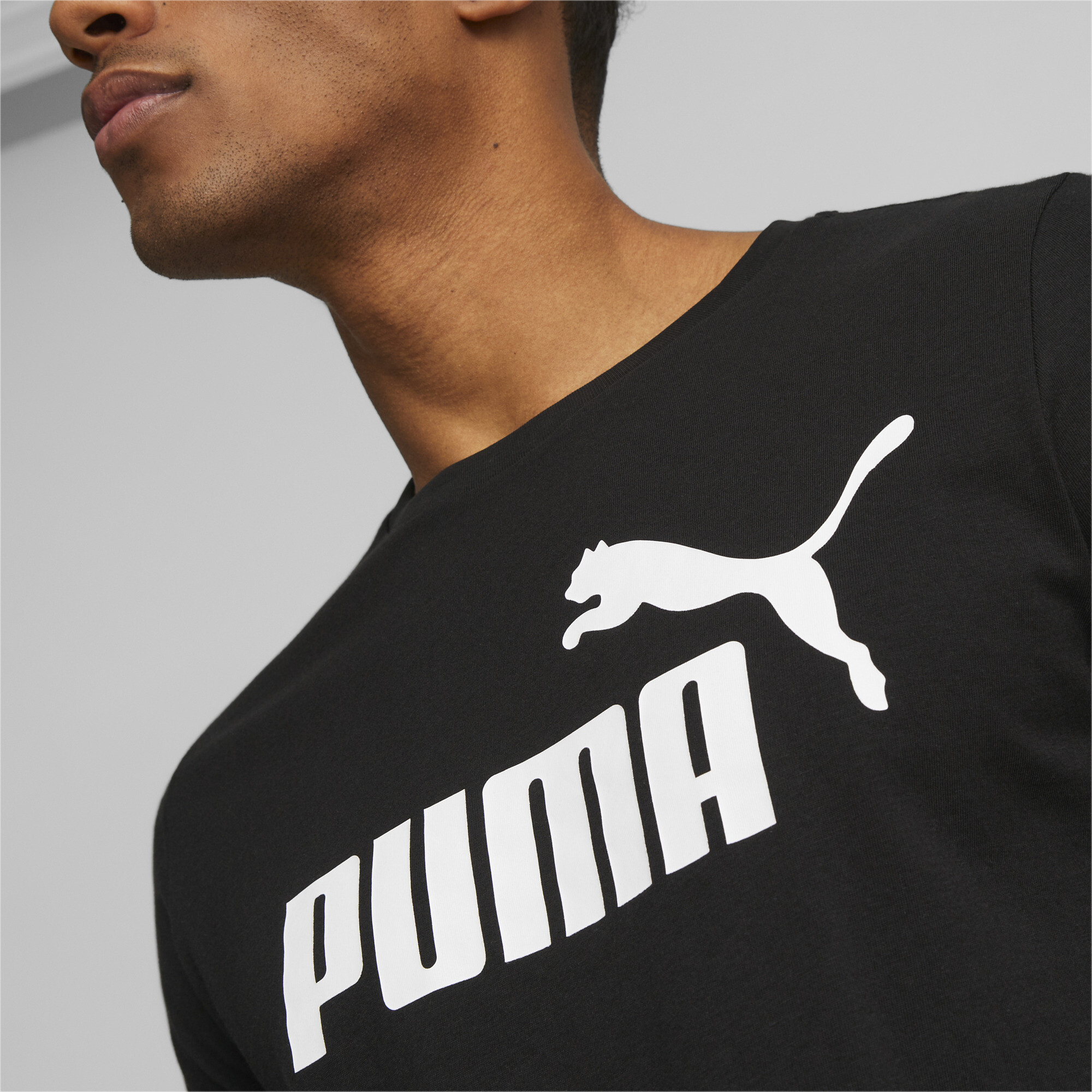 PUMA Men's Essentials Logo Tee | eBay