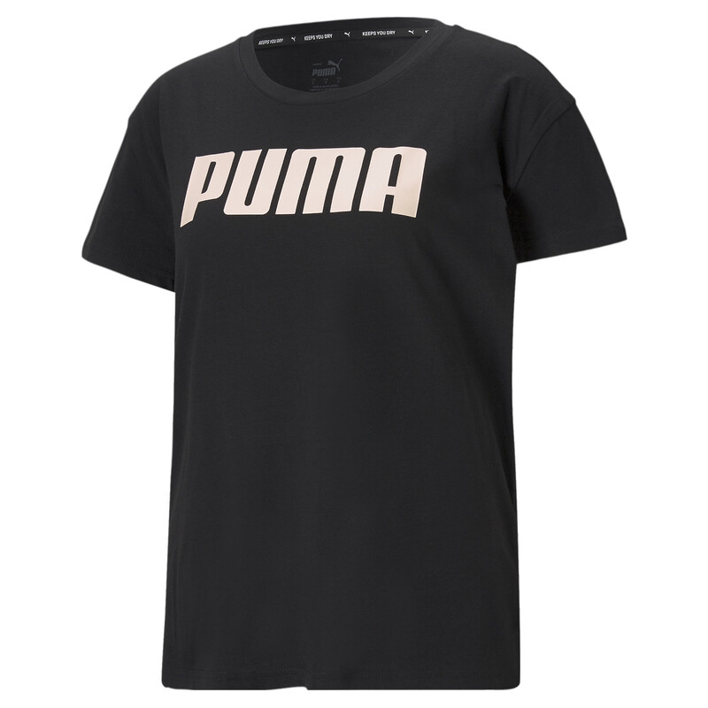 

Women's PUMA RTG Logo Relaxed Fit T-Shirt, Black/pink