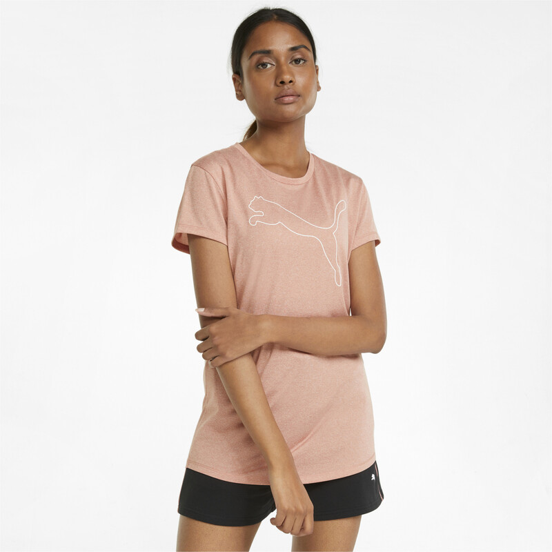 

Women's PUMA RTG Heather Logo Regular Fit T-shirt, Pink
