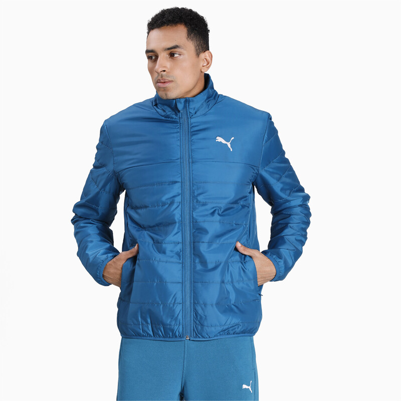 

Men's PUMA Lightweight Padded Jacket, Black/blue