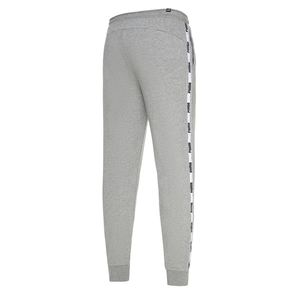 Tape French Terry Men's Pants | Gray - PUMA