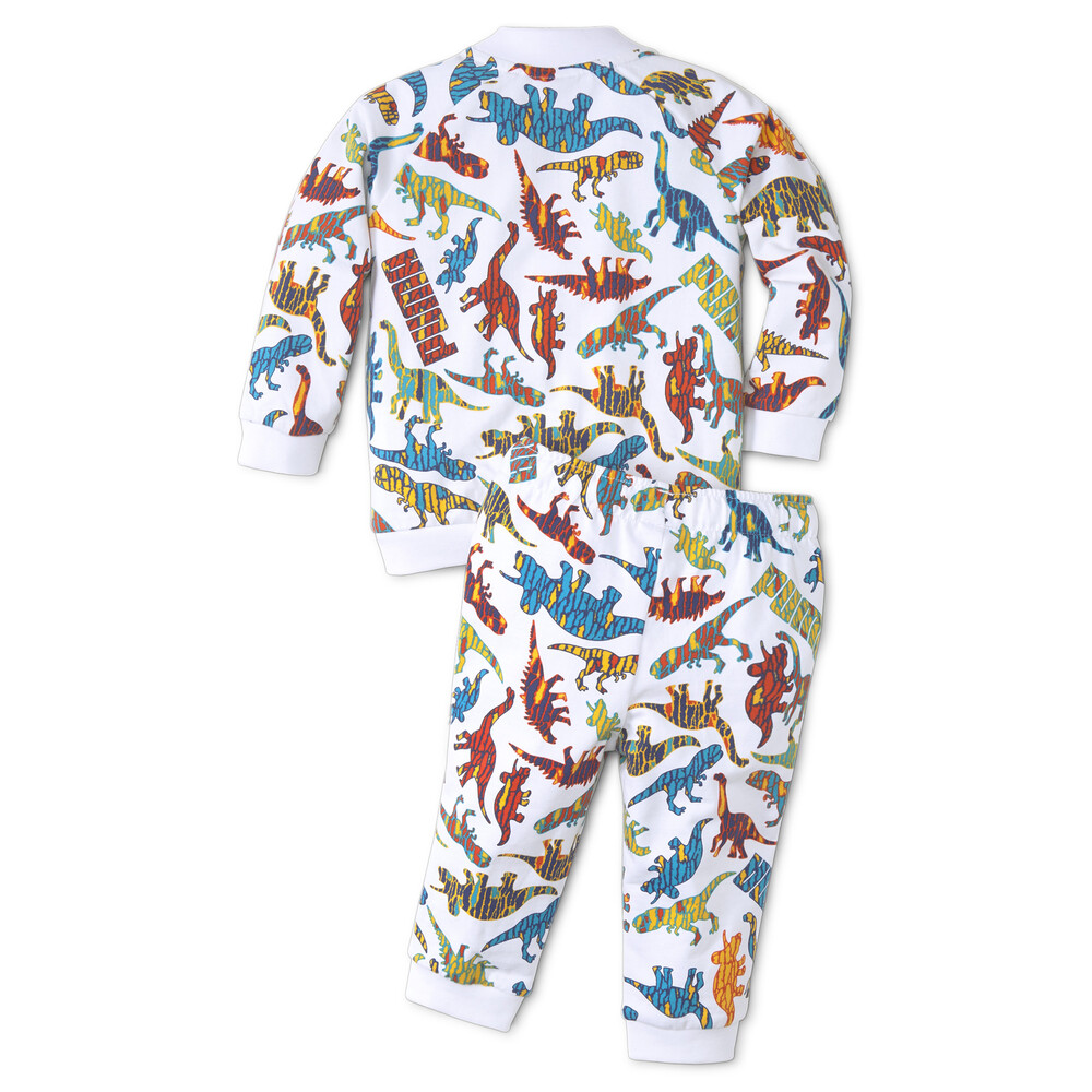 

PUMA - Детский комплект Minicats Dinosaur Babies' Jogger Set – Puma White –, Белый