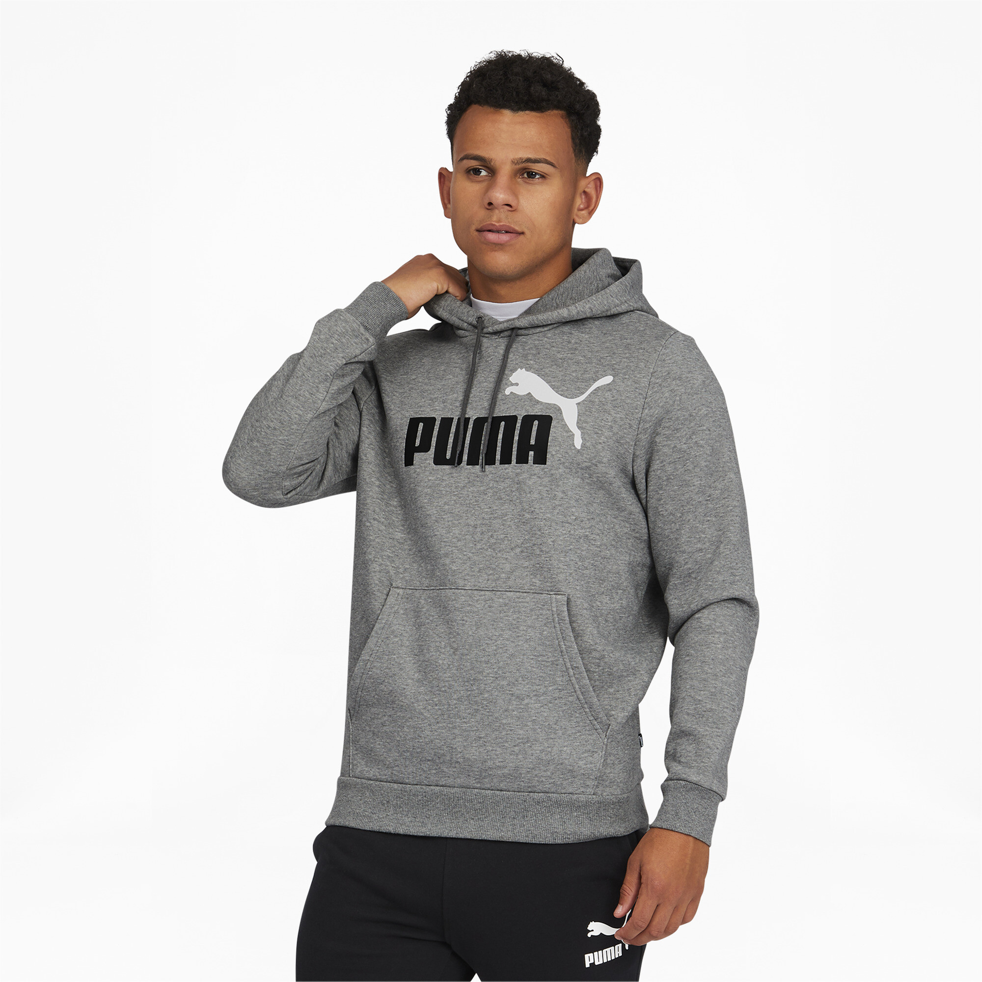 PUMA Men's Essentials 2 Big Logo Hoodie | eBay