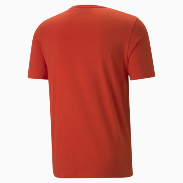 Camiseta con logotipo Essentials para hombre, Burnt Red, large-MEX