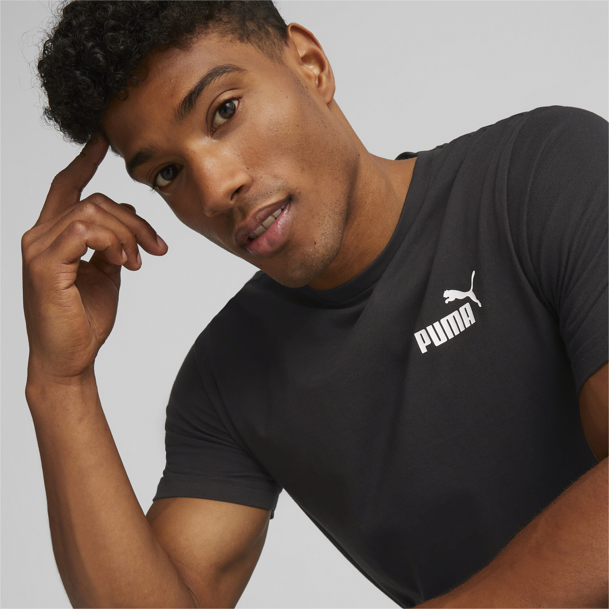 Men's Puma Essentials Small Logo T-Shirt, Black, Size XXL, Clothing