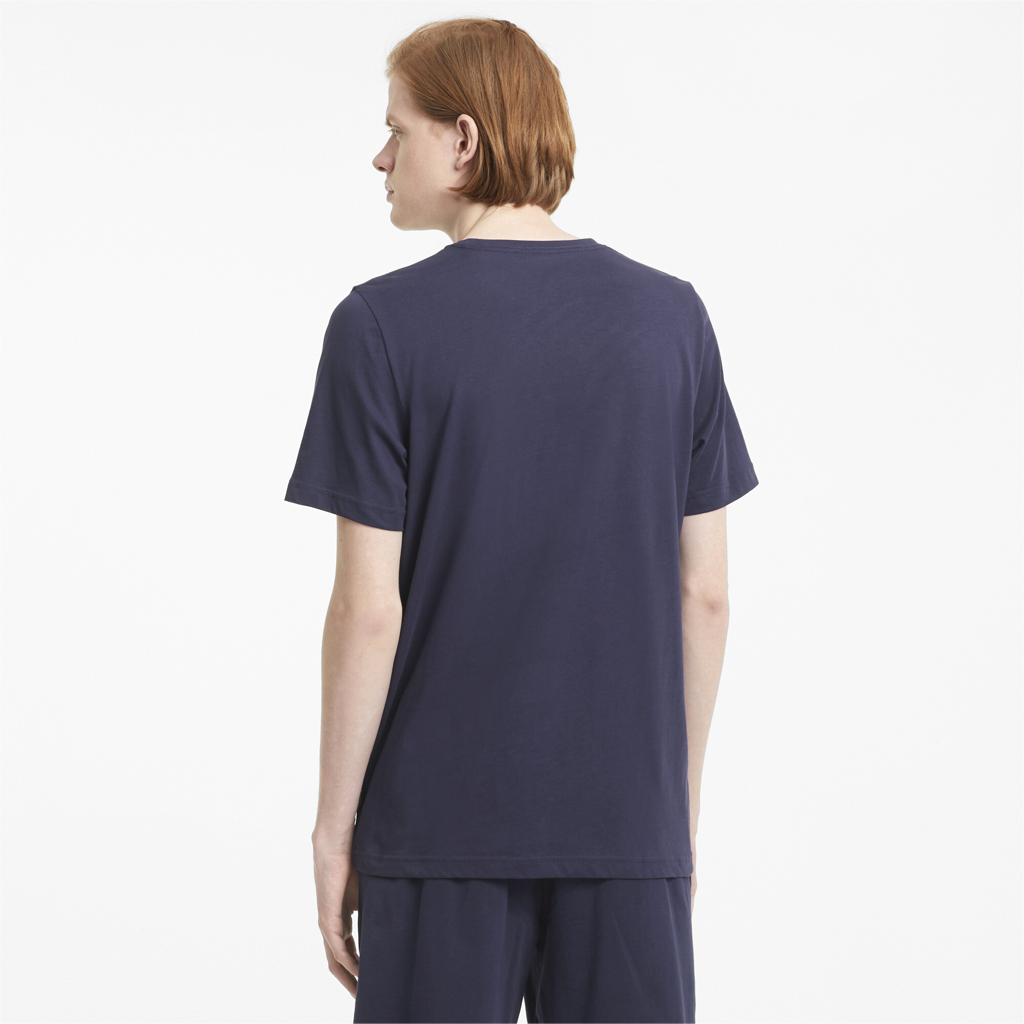 Men's Puma Essentials Small Logo T-Shirt, Blue, Size XXL, Clothing