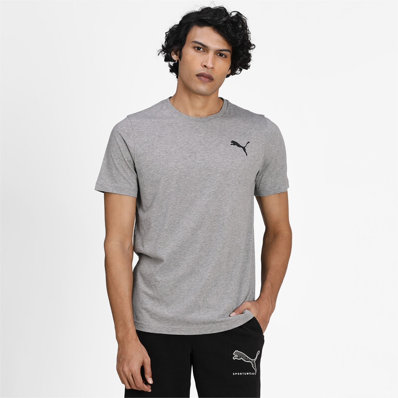 

Men's PUMA Essentials Small Logo Regular Fit T-shirt, Gray