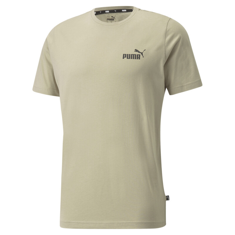 Men's PUMA Essentials Small Logo Regular Fit T-shirt, Gray/green
