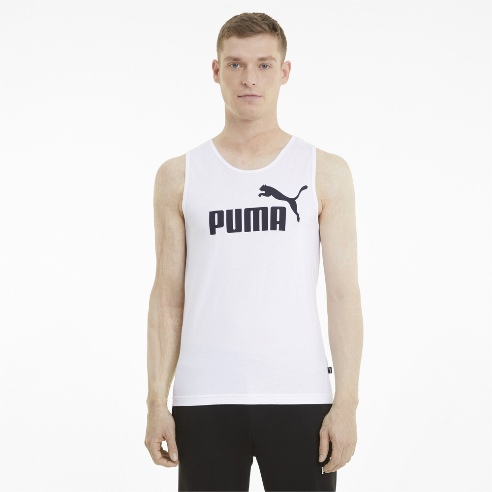 Essentials Men's Tank Top White PUMA
