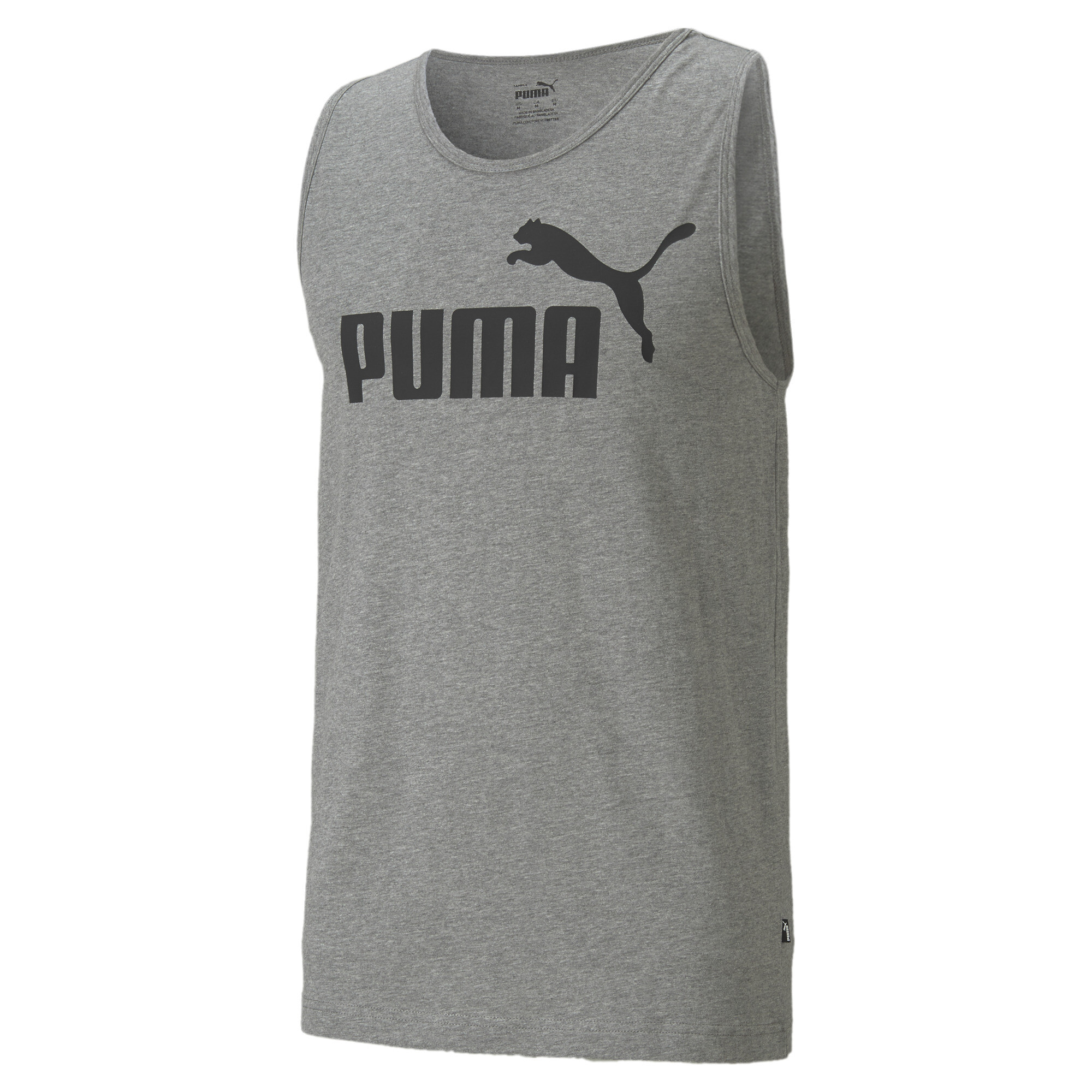 Men's Puma Essentials Tank Top, Gray, Size 5XL, Clothing