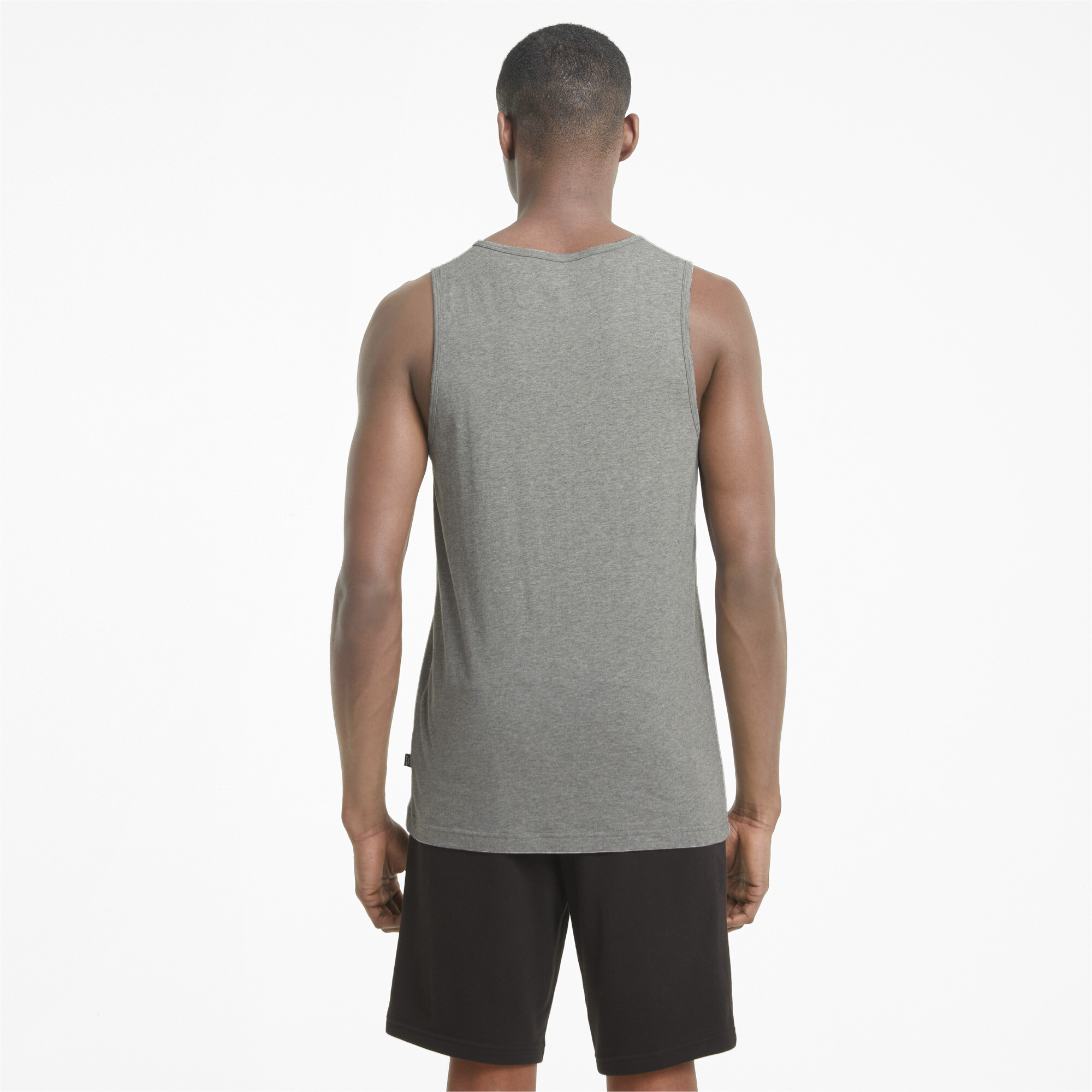 Men's Puma Essentials Tank Top, Gray, Size 5XL, Clothing