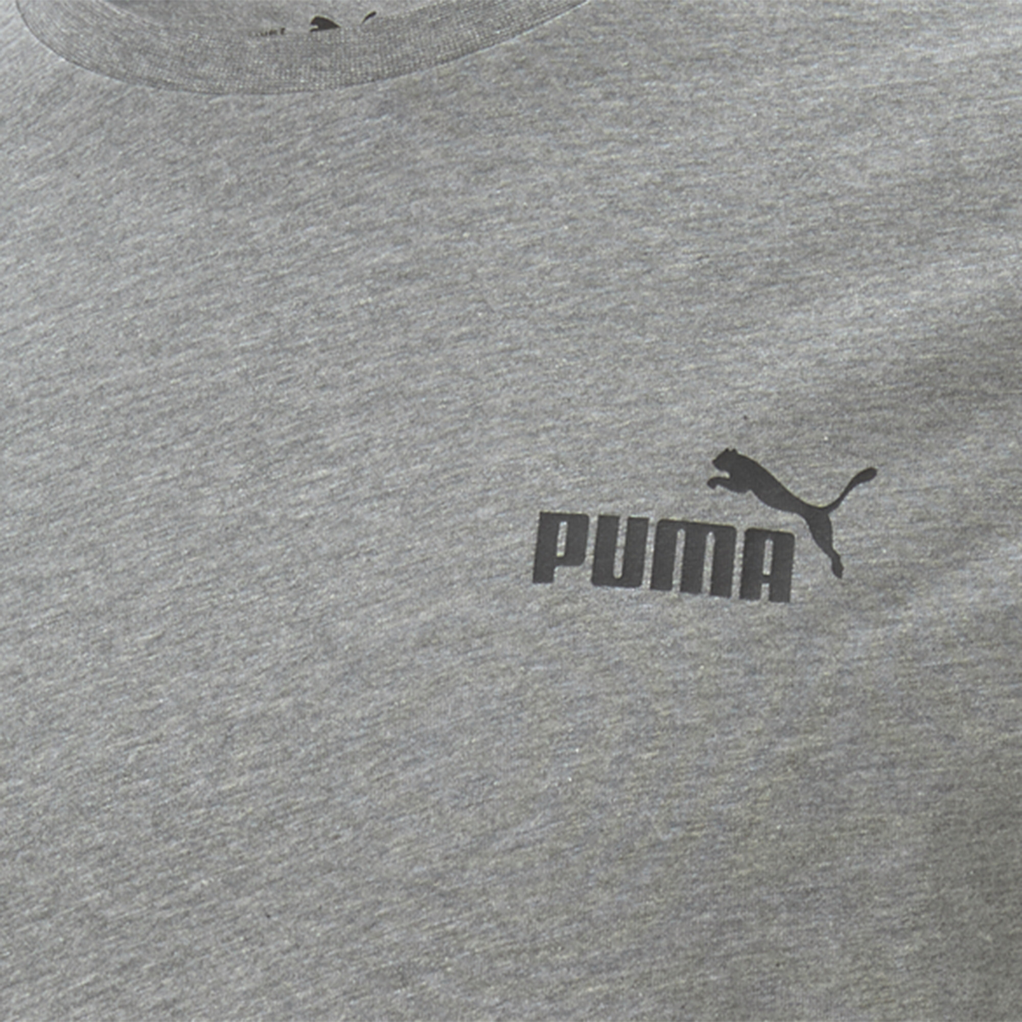 Men's Puma Essentials Long Sleeve T-Shirt, Gray, Size XL, Clothing