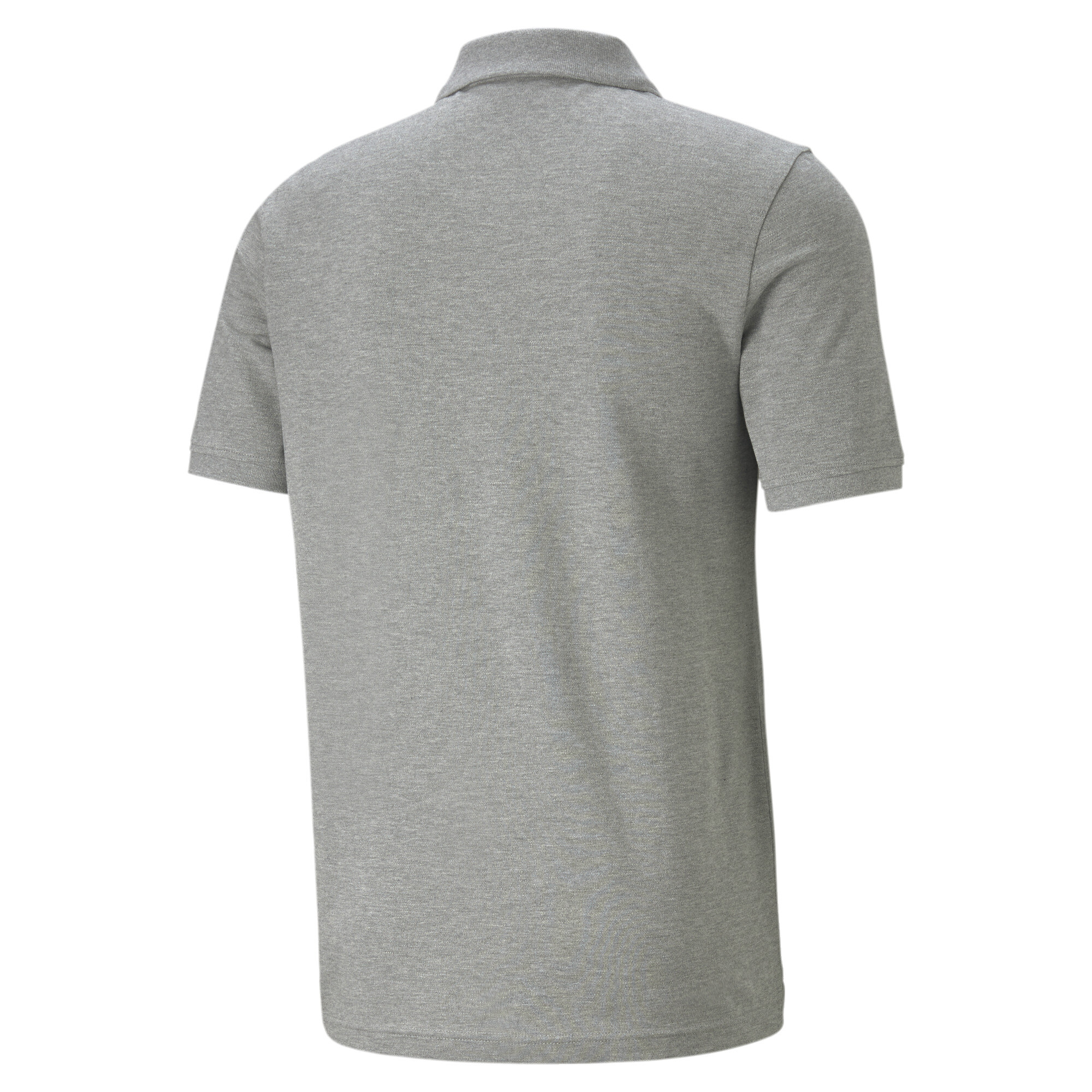 Men's Puma Essentials Pique Polo Shirt T-Shirt, Gray T-Shirt, Size XXL T-Shirt, Clothing