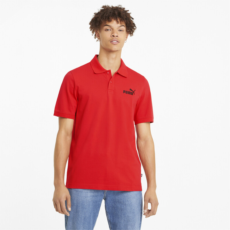 Men's PUMA Essentials Pique Regular Fit Polo Shirt