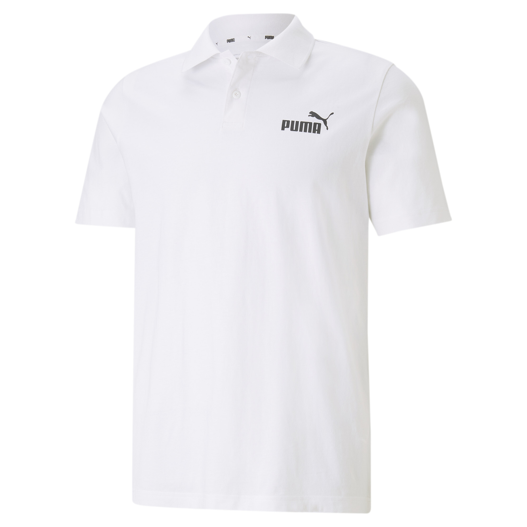 Essentials Men s Polo Shirt 20 White Puma White