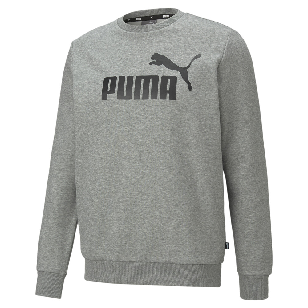 фото Толстовка essentials big logo crew neck men's sweater puma