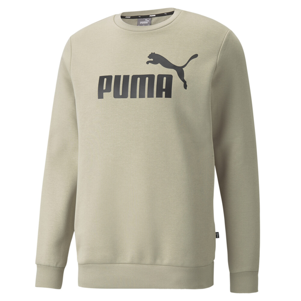 фото Толстовка essentials big logo crew neck men's sweater puma